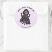 Pediatrische therapie superhelden beloningssticker ronde sticker (Tas)