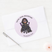 Pediatrische therapie superhelden beloningssticker ronde sticker (Envelop)
