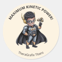 Pediatrische therapie superhelden beloningssticker