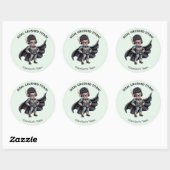 Pediatrische Therapie Superhelden Beloningssticker Ronde Sticker (Vel)