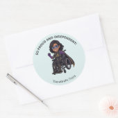 Pediatrische therapie superhelden beloningssticker ronde sticker (Envelop)