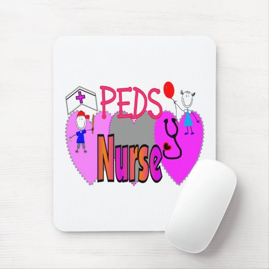 Pediatrische verpleegkundigen, unieke vun-Design Muismat (Met muis)