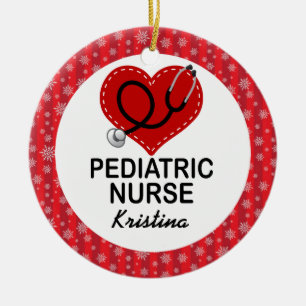 Pediatrische verpleegster Aangepaste Gift Ornament