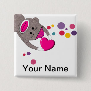 Pediatrische verpleegster Badge Pins II Vierkante Button 5,1 Cm