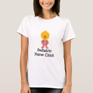 Pediatrische verpleegster Chick T-shirt