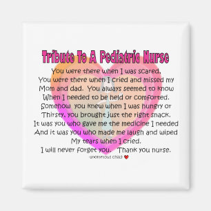 Pediatrische verpleegster magneet