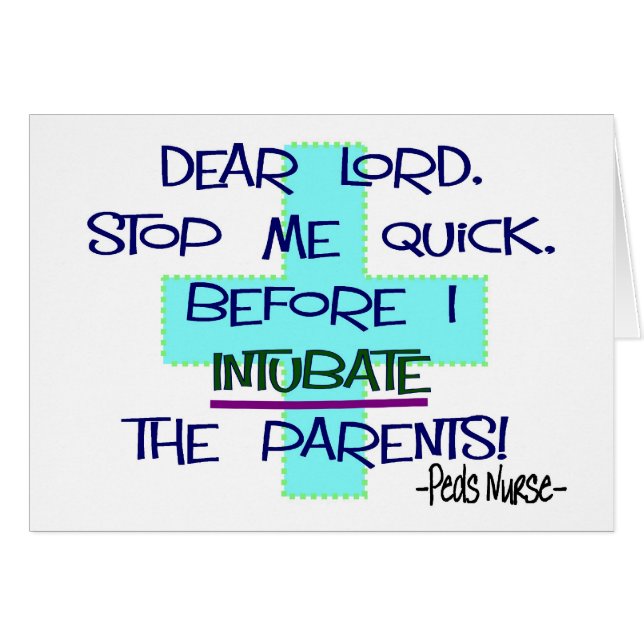 Pediatrische verpleegster PICU, grappige zuster-ca (Voorkant Horizontaal)