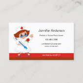 Pediatrische verpleegster PraktijktijkVisitekaartj Visitekaartje (Voorkant)