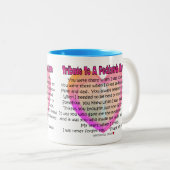 Pediatrische verpleegster tweekleurige koffiemok (Voorkant rechts)