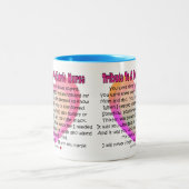 Pediatrische verpleegster tweekleurige koffiemok (Center)