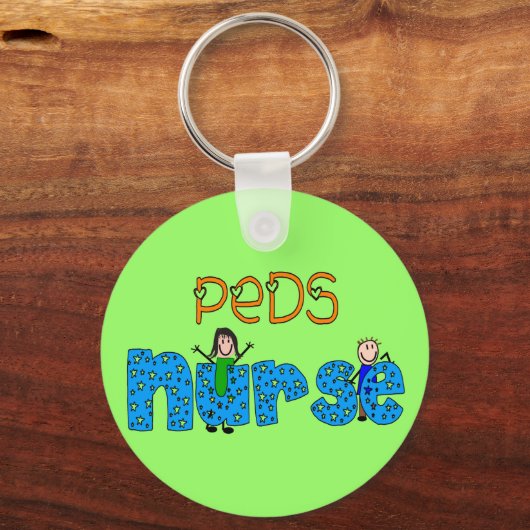 Pediatrische verpleegsters Giften Sleutelhanger (Voorkant)