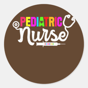 Pediatrische verpleegsters PEDS Verpleegster RN Pe Ronde Sticker