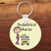 Pediatrische verpleegsters T-shirts en cadeautjes Sleutelhanger (Voorkant)