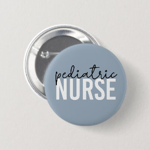 Pediatrische verpleegsters verpleegkunde ronde button 5,7 cm
