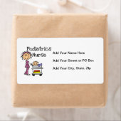 Pediatrische verpleegt en tshirts etiket (Insitu)