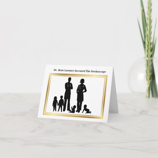 Pediatrische Wenskaart Trivia Kaart (Voorkant)