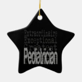 Pediatrische wonderdokter keramisch ornament (Voorkant)