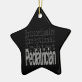 Pediatrische wonderdokter keramisch ornament (Links)