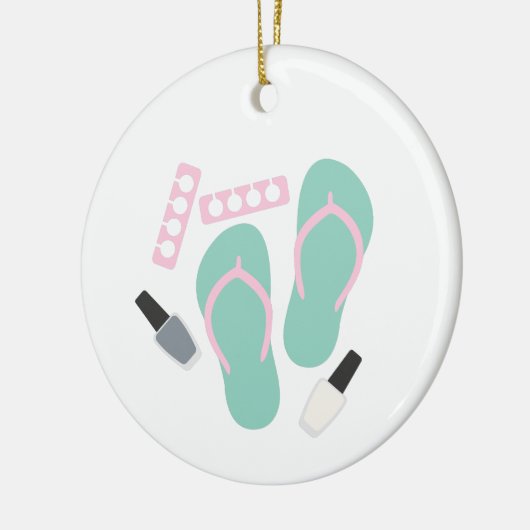 pedicure keramisch ornament (Links)