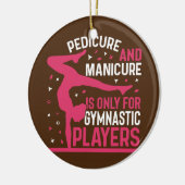 Pedicure mest voor turnspelaars keramisch ornament (Links)