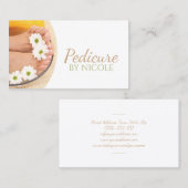 Pedicure Nail Peducurist Voeten Spa Kamille Visitekaartje (Voorkant / Achterkant)