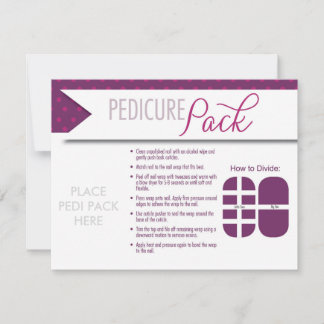 Pedicure Pack - Kaart met envelop