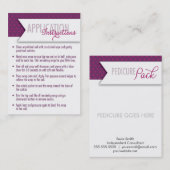 Pedicure Pack - Visitekaartje Chubby (Voorkant / Achterkant)