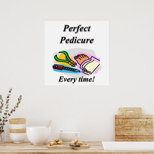 Pedicure Poster Matte (Keuken)