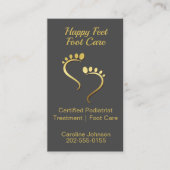 Pedicure Voetverzorging Chiropodist Podiatrist Visitekaartje (Voorkant)