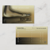 Pedicurist/Foot/Toe Specialist Visitekaartje Afsprakenkaartje (Voorkant / Achterkant)