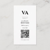 Pedicurist & Manicurist QR Code Visitekaartje (Achterkant)