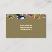 Pedigree Dog Wallpaper, Jouw naam here Visitekaartje (Achterkant)