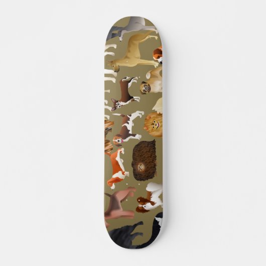 Pedigree Dog Wallpaper Skateboard (Voorkant)