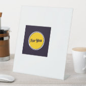 Pedistale teken reclamebord met voetstuk (Insitu)