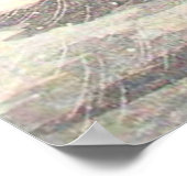 Pedler in de Snowy Night Shotei Takahashi Poster (Hoek)