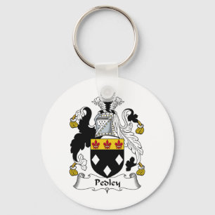 Pedley Family Crest Sleutelhanger