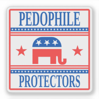Pedo Beschermers, Grappige Anti-Trump Epstein Sticker