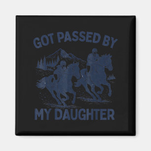 Pedo door mijn dochter Paardrijden Equestrian vade Magneet
