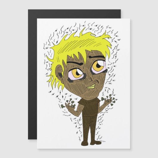 Pedo Vingers Chibi  (Voorkant / Achterkant)