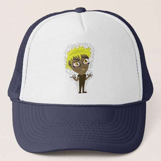 Pedo Vingers Chibi    Trucker Pet (Voorkant)