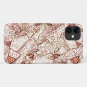Pedra áspera em marrom claro cremoso Case-Mate iPhone case (Achterkant (horizontaal))