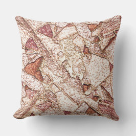 Pedra áspera em marrom claro cremoso kussen