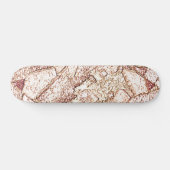 Pedra áspera em marrom claro cremoso persoonlijk skateboard (Horizontaal)