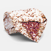 Pedra áspera em marrom claro cremoso stropdas (Opgerold)