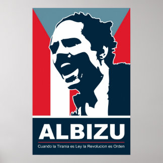 Pedro Albizu Campos - Bandera Poster