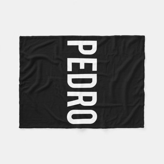 Pedro - Cool New Funny Name Fan Gift Tee  Fleece Deken (Voorkant (Horizontaal))