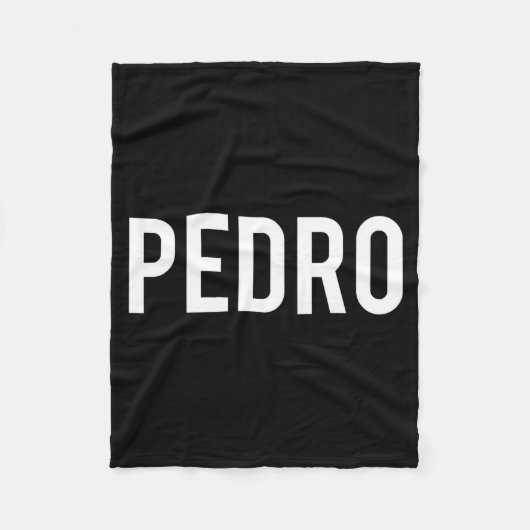Pedro - Cool New Funny Name Fan Gift Tee  Fleece Deken (Voorkant)