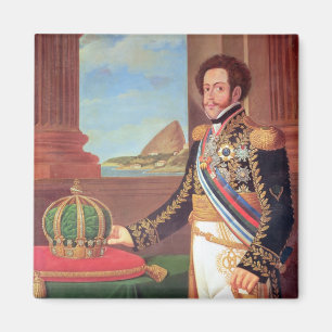 Pedro I Emperor of Brazilië, 1825 Magneet