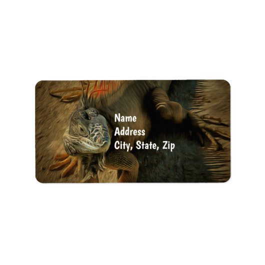 Pedro Iguana 0768 Adres Etiket (Voorkant)