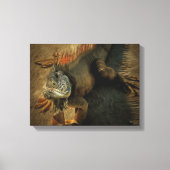 Pedro Iguana 0768 Art Canvas Afdruk (Voorkant)